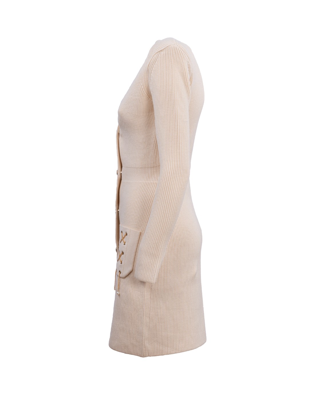 shop ELISABETTA FRANCHI Saldi Abito: Elisabetta Franchi Robe manteau doppiopetto con incroci di catene.
Manica lunga.
Bottoni light gold.
Scollo V.
Composizione: 66% Viscosa 29% Poliestere 5% Poliammide.
Made in Italy.. AM61S26E2-193 number 9737758